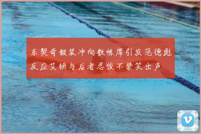 东契奇假装冲向教练席引发范德彪反应艾顿与后者忍俊不禁笑出声