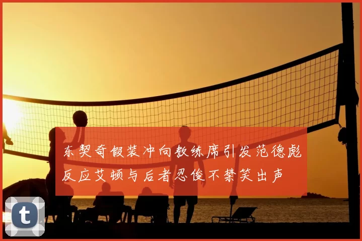 东契奇假装冲向教练席引发范德彪反应艾顿与后者忍俊不禁笑出声
