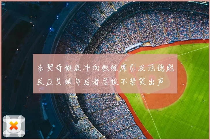 东契奇假装冲向教练席引发范德彪反应艾顿与后者忍俊不禁笑出声