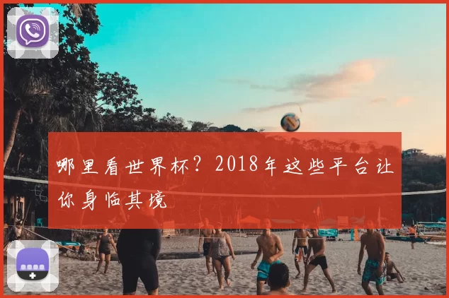 哪里看世界杯？2018年这些平台让你身临其境