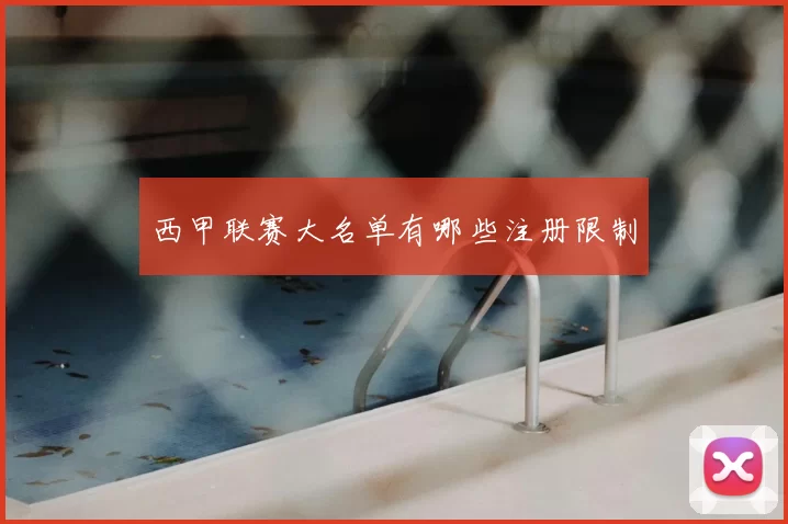 西甲联赛大名单有哪些注册限制