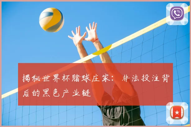 揭秘世界杯赌球庄家：非法投注背后的黑色产业链
