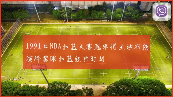 1991年NBA扣篮大赛冠军得主迪布朗演绎蒙眼扣篮经典时刻